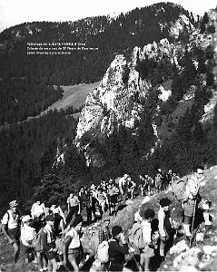 COLO JEUNE FRANCE 1953 montee au Grand Som
